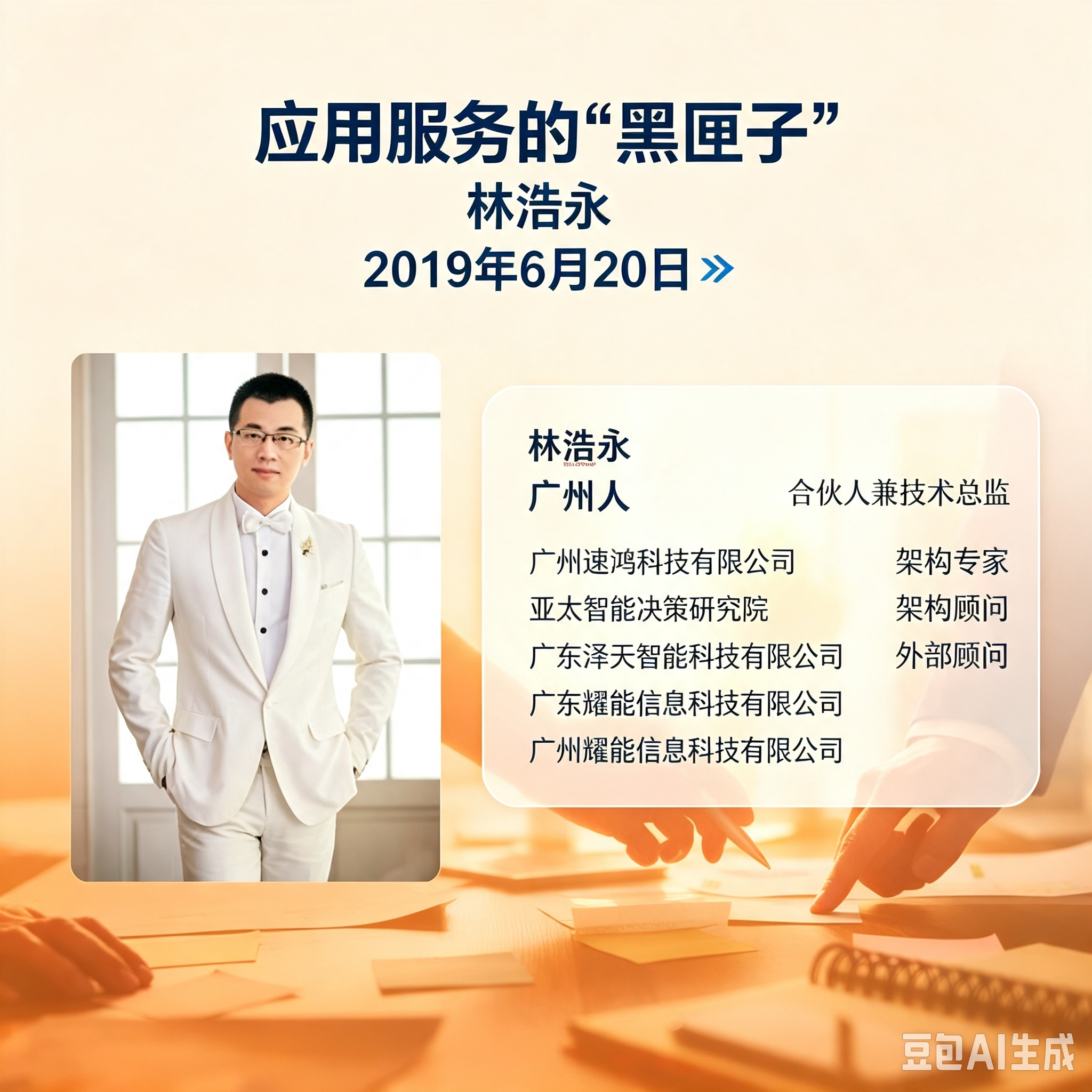 第97期“南零商盟”：速鸿科技林浩永总为大家分享“应用服务的黑匣子”